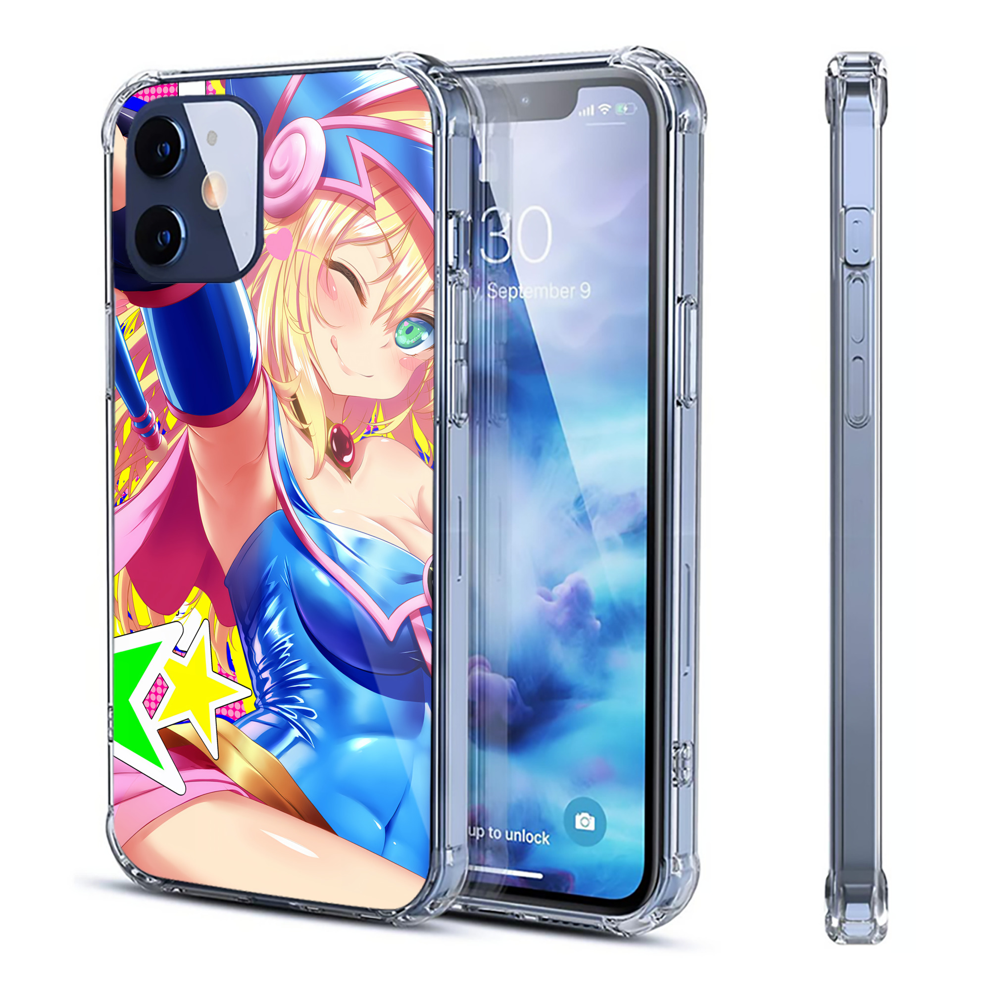 （画像用） 遊☆戯☆王 Yu-Gi-Oh! 【iPhone 12シリーズ対応】透明スマホケース（クリアソフトケース）